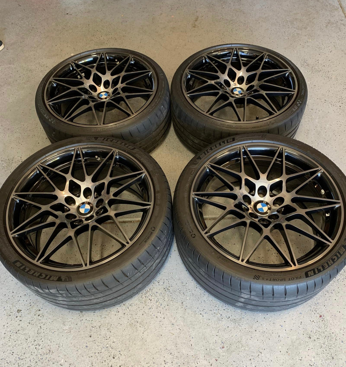OEM BMW M3 Competition Package 666M Wheels – Shadowline Black