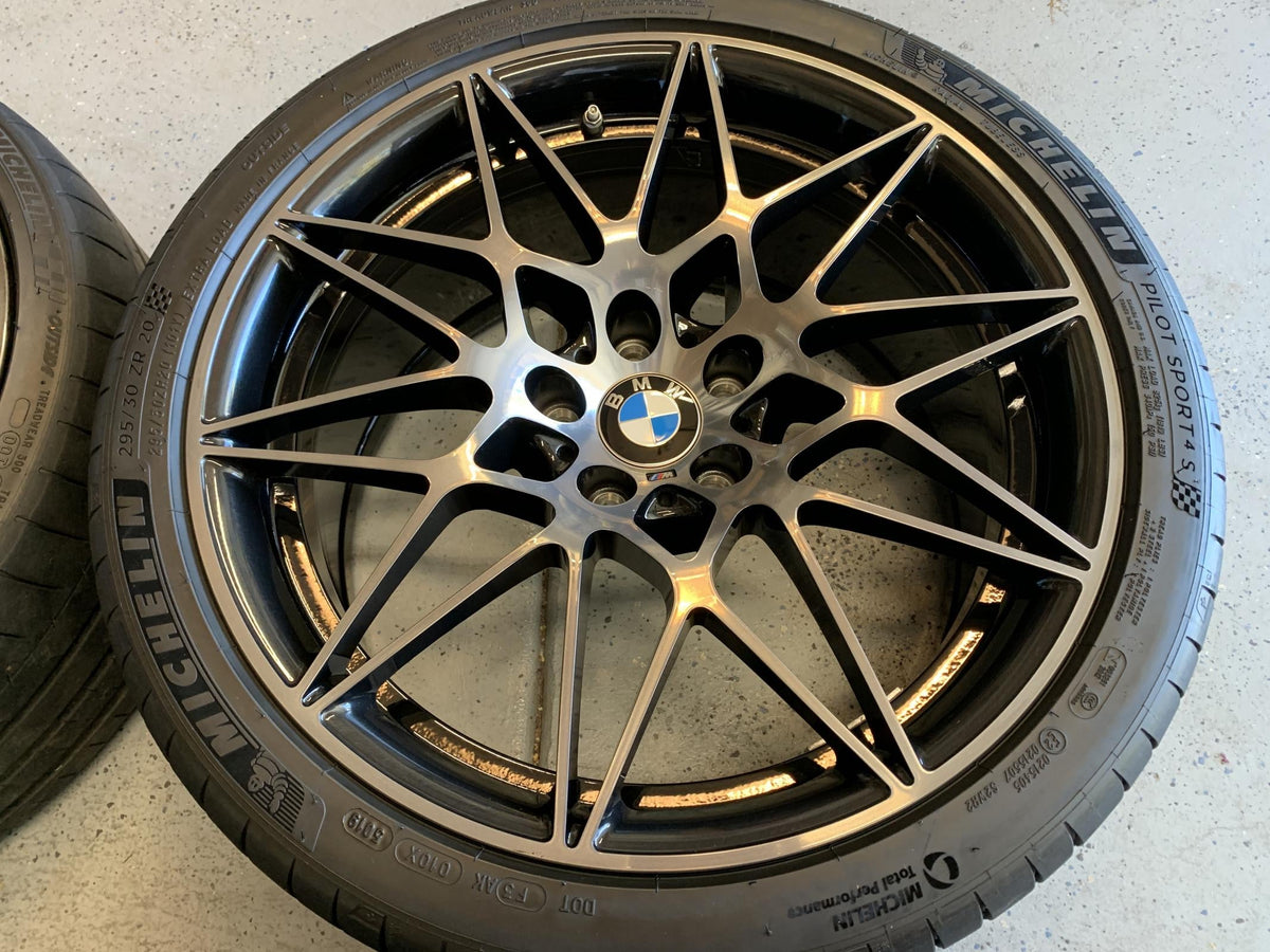 OEM BMW M3 Competition Package 666M Wheels – Shadowline Black